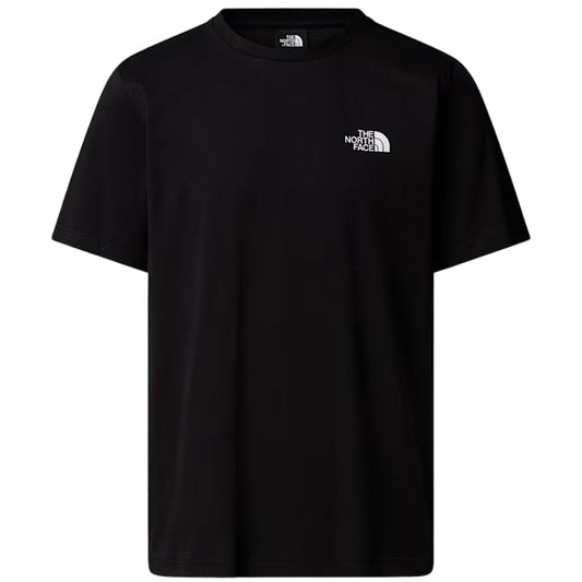 Maglietta TNF Vertical Logo SS Tee NERO