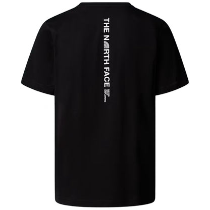 Maglietta TNF Vertical Logo SS Tee NERO