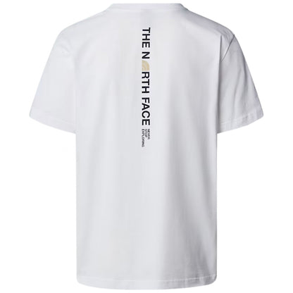 Maglietta TNF Vertical Logo SS Tee BIANCO