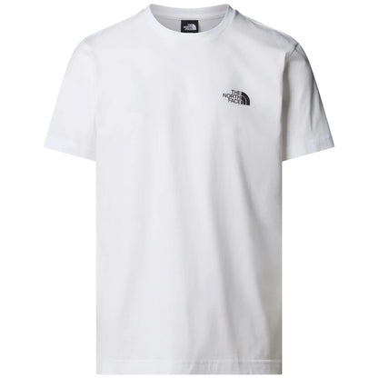 Maglietta TNF Mountain Sketch SS Tee BIANCO