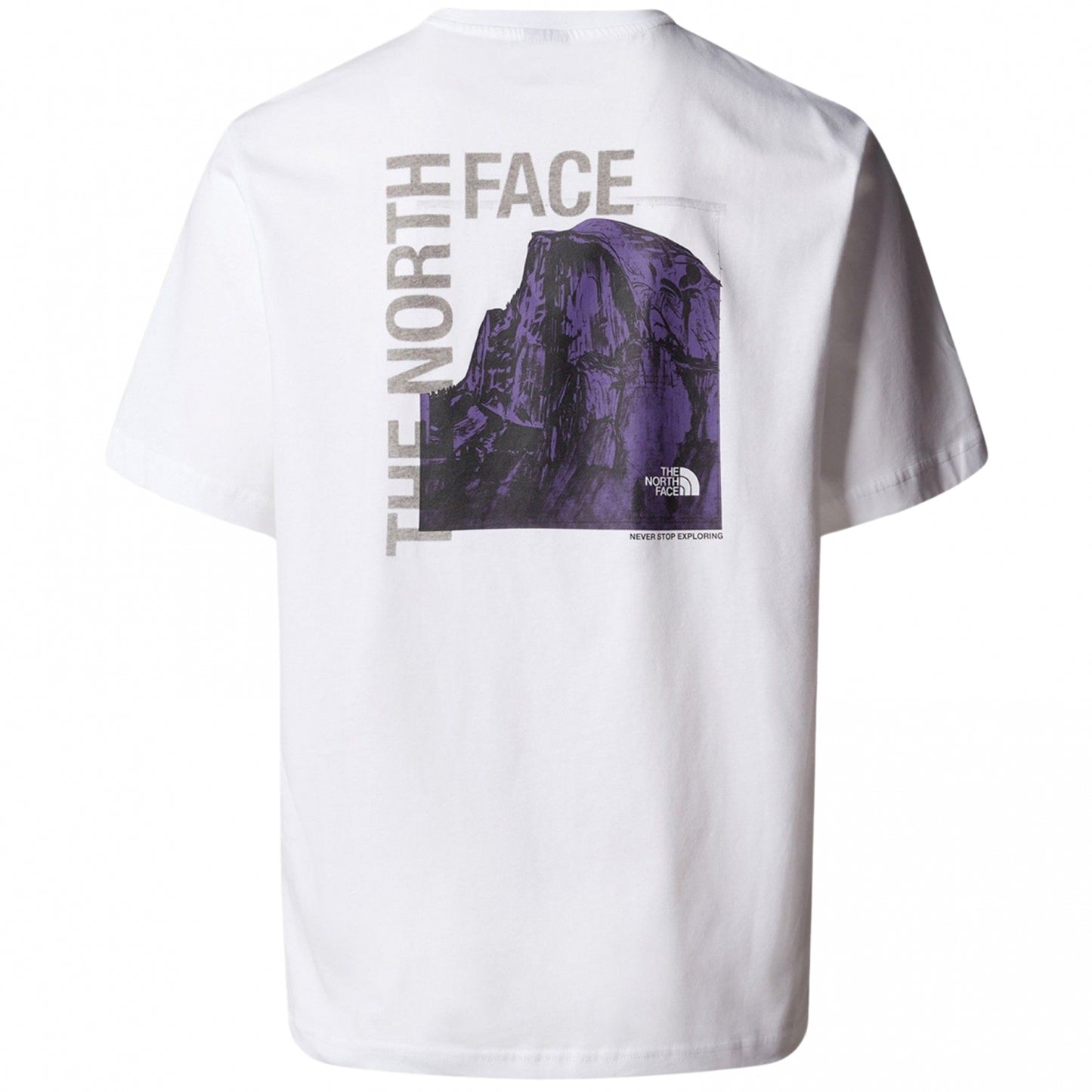 Maglietta TNF Half Dome Photo SS Tee BIANCO