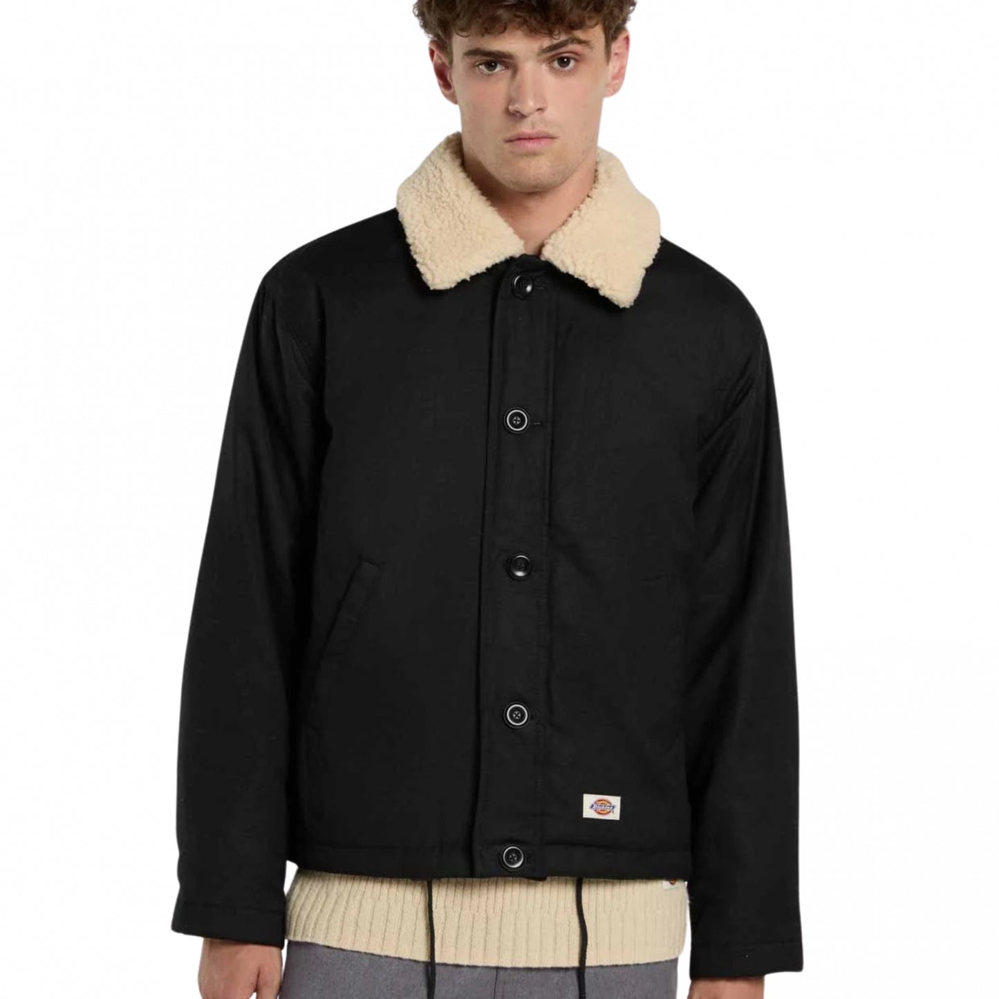 Giacca Dickies Sangrey Waxed Jacket NERO