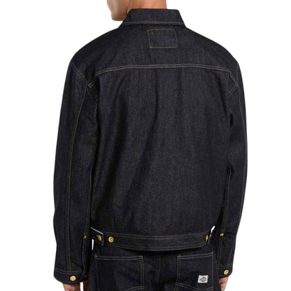 Giacca Dickies Selvedge Pleated Denim Jacket RINSED