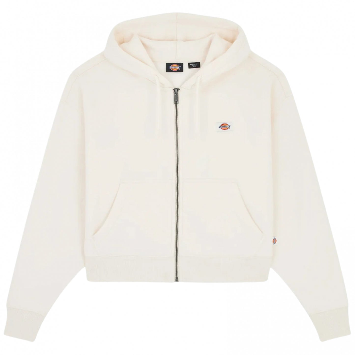Felpa Donna Dickies Oakport Zipped Hoodie ECRU
