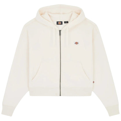 Felpa Donna Dickies Oakport Zipped Hoodie ECRU