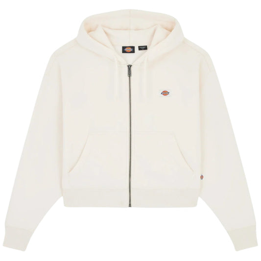 Felpa Donna Dickies Oakport Zipped Hoodie ECRU