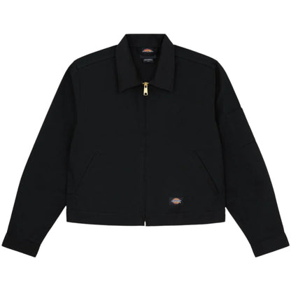 Giacca Donna Dickies Unlined Cropped Ike Jacket NERO