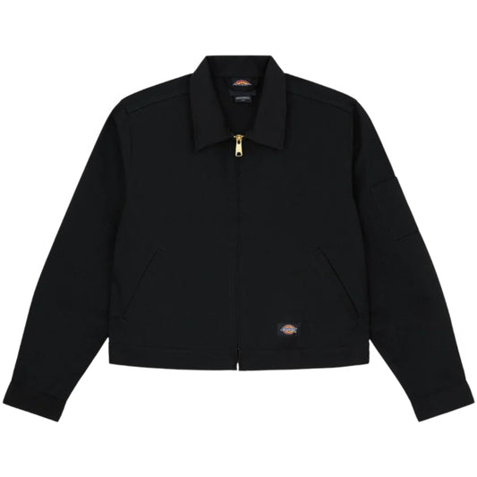 Giacca Donna Dickies Unlined Cropped Ike Jacket NERO