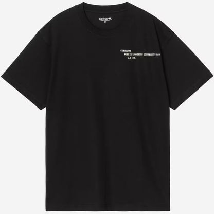 Maglietta Carhartt WIP SS Punched Tee NERO