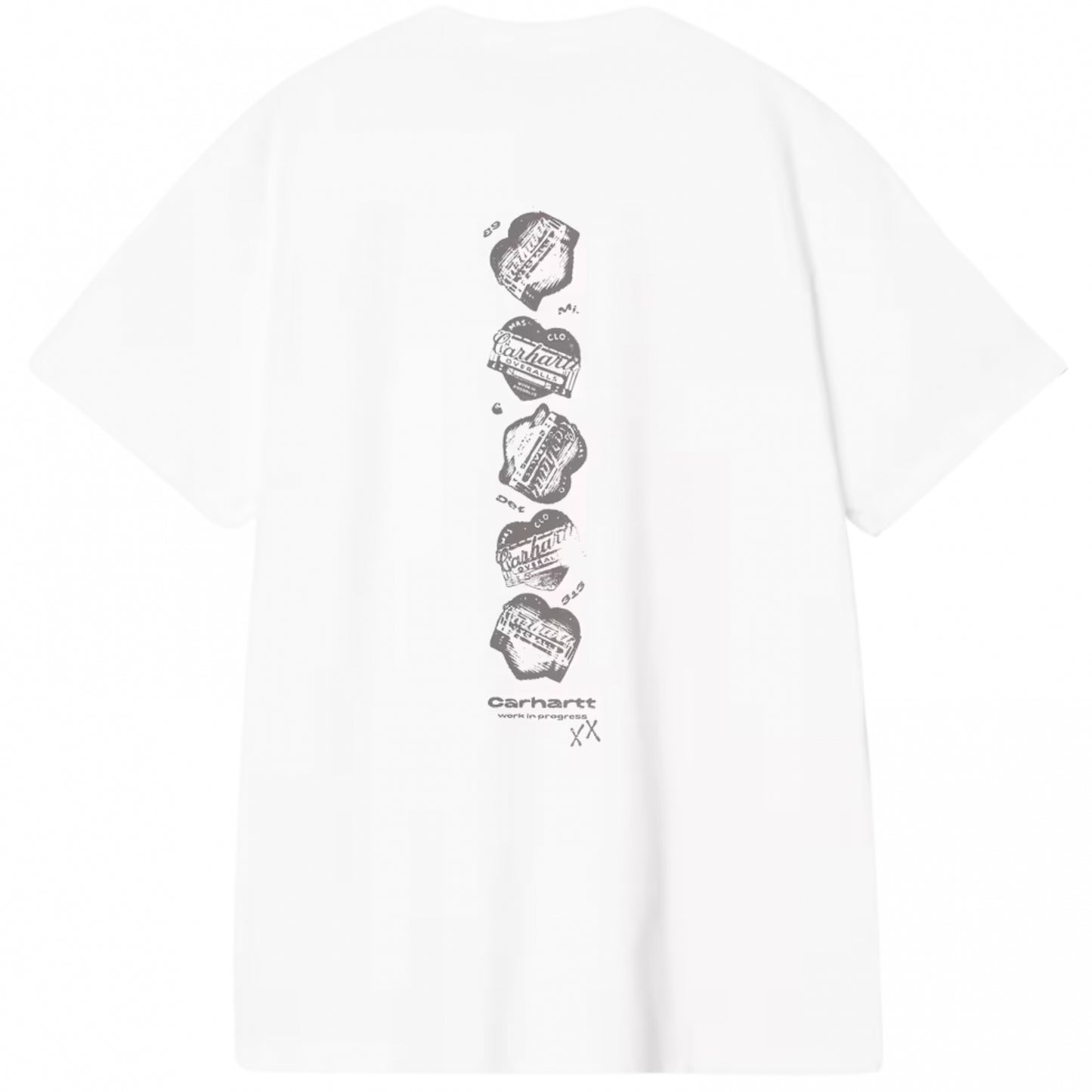 Maglietta Carhartt WIP S/S Garble BIANCO