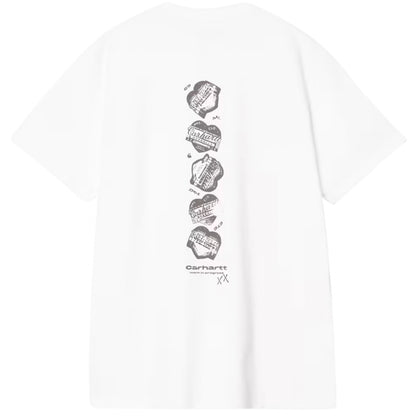 Maglietta Carhartt WIP S/S Garble BIANCO