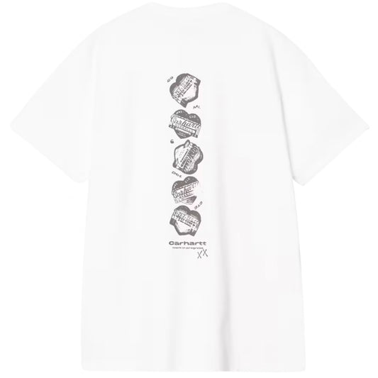 Maglietta Carhartt WIP S/S Garble BIANCO