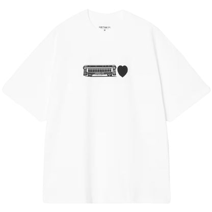 Maglietta Carhartt WIP S/S Deconstructed Label Tee UNICO