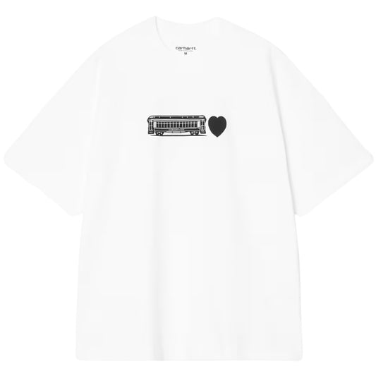 Maglietta Carhartt WIP S/S Deconstructed Label Tee UNICO