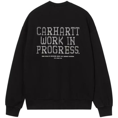Felpa Carhartt WIP Punched Sweat NERO