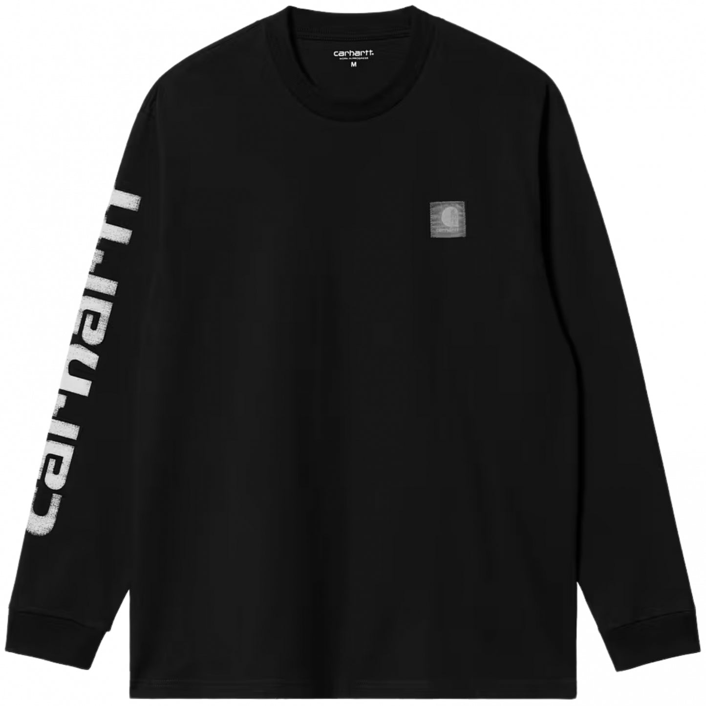 Maglietta Carhartt WIP LS Archive Script Tee NERO