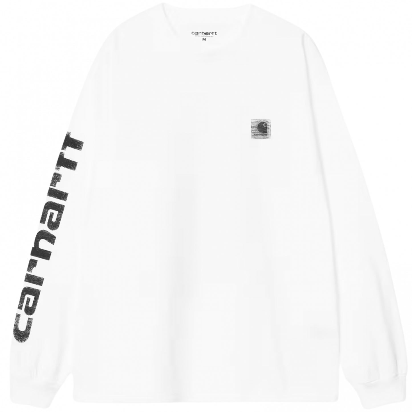 Maglietta Carhartt WIP LS Archive Script Tee BIANCO