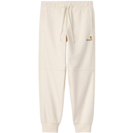 Pantalone Carhartt WIP American Script Jogging BEIGE