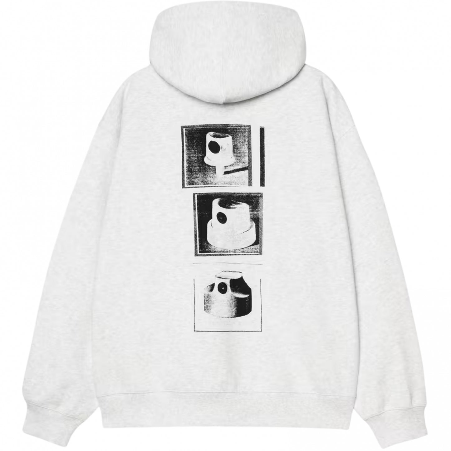 Felpa Carhartt WIP Hooded Caps Sweat GRIGIO