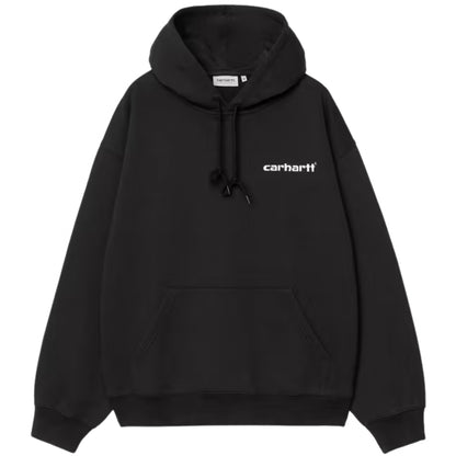 Felpa Carhartt WIP Hooded Caps Sweat NERO