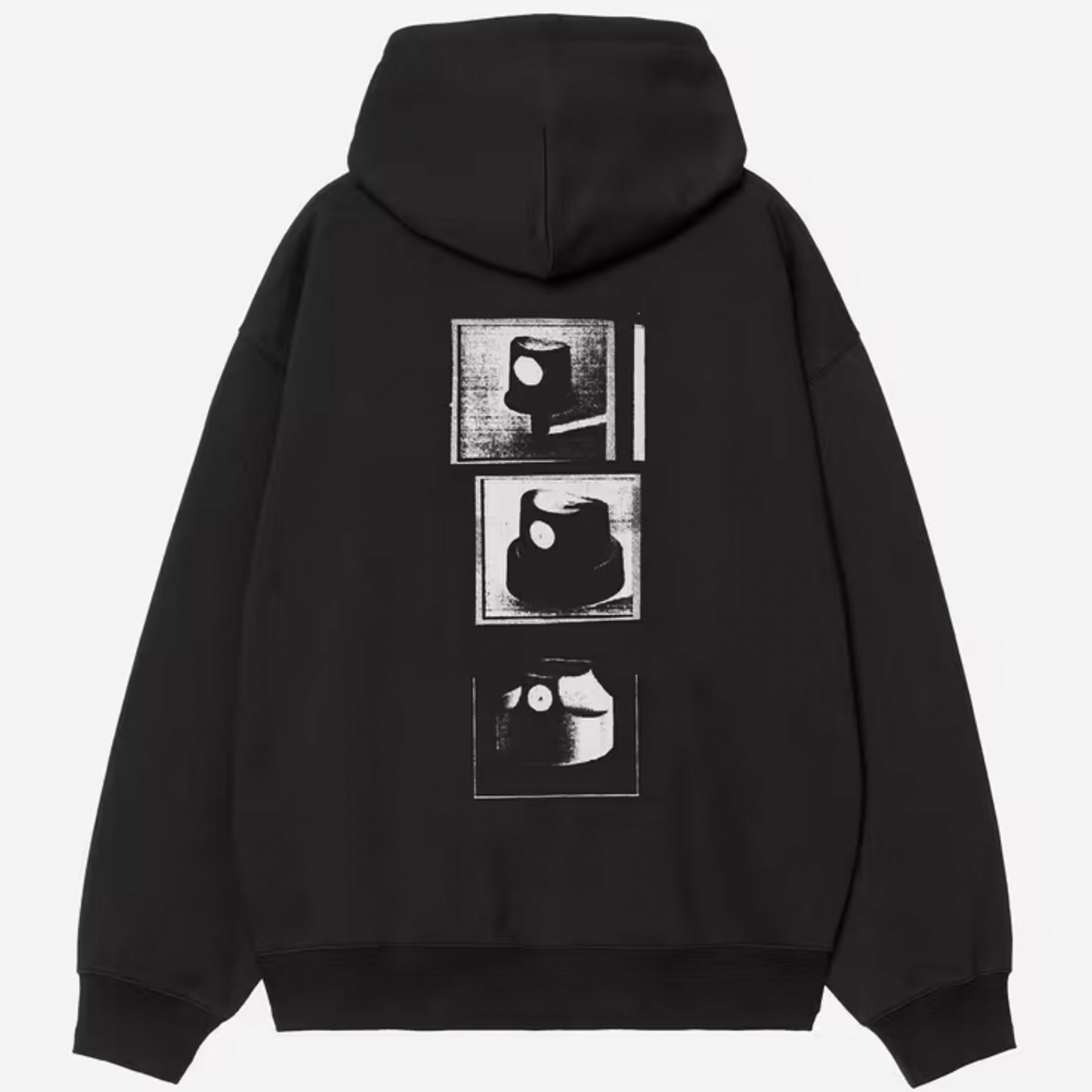 Felpa Carhartt WIP Hooded Caps Sweat NERO