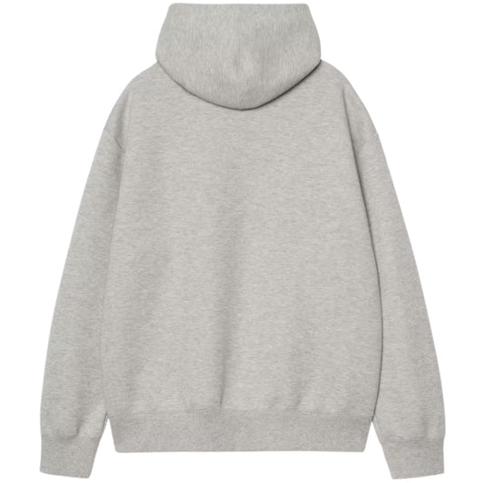 Felpa Carhartt WIP Hooded Alda Sweat GRIGIO