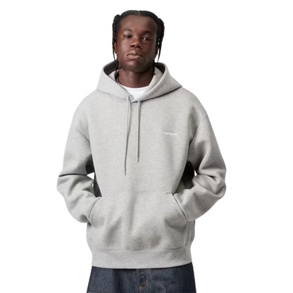 Felpa Carhartt WIP Hooded Alda Sweat GRIGIO