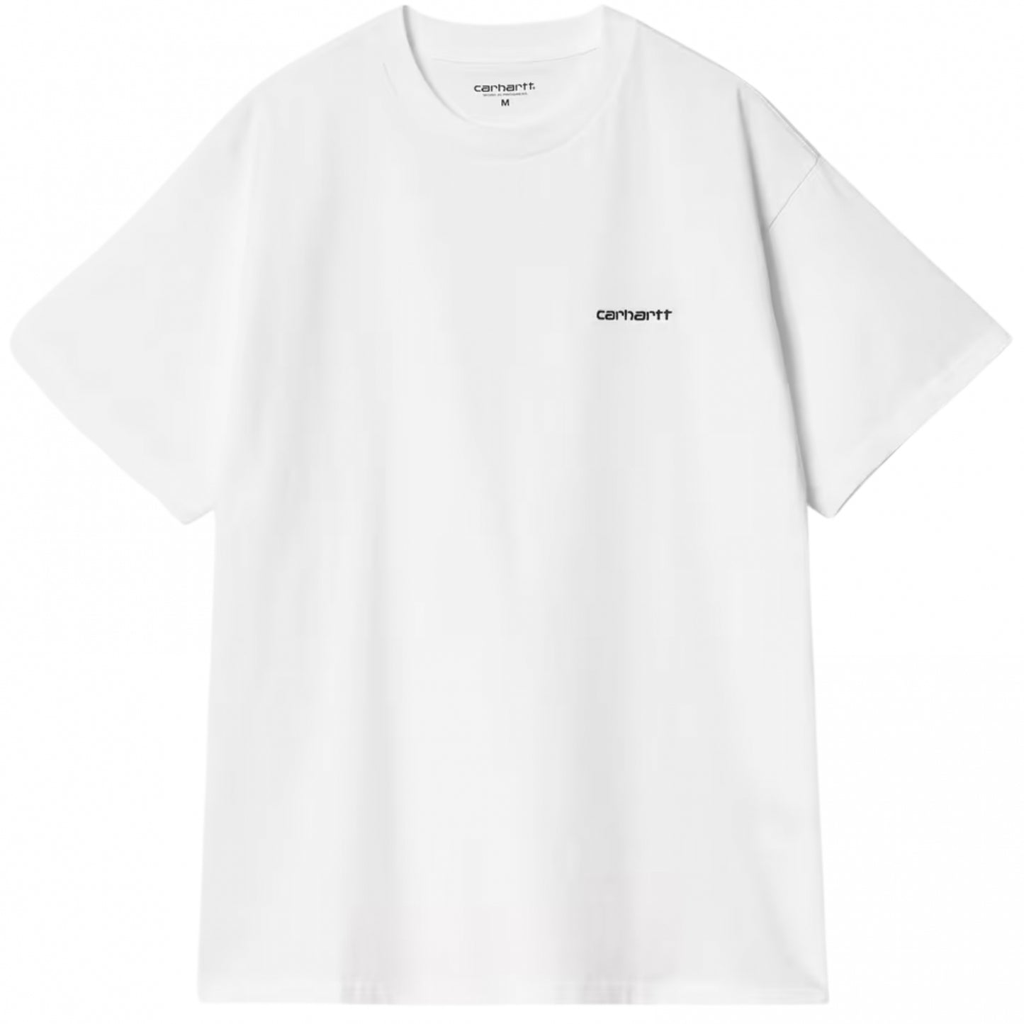 Maglietta Carhartt WIP SS Script Embroidery Tee BIANCO