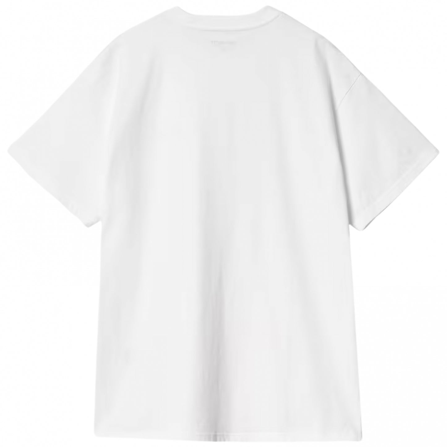 Maglietta Carhartt WIP SS Script Embroidery Tee BIANCO