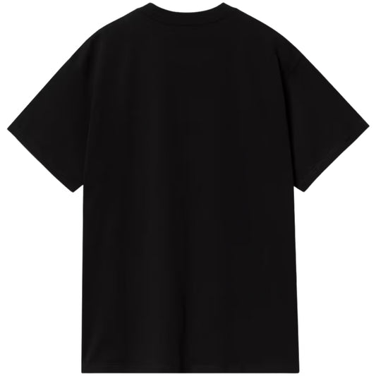 Maglietta Carhartt WIP SS Script Embroidery Tee NERO