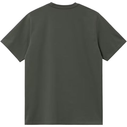 Maglietta Carhartt WIP SS Script Embroidery Tee VERDE
