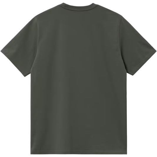 Maglietta Carhartt WIP SS Script Embroidery Tee VERDE