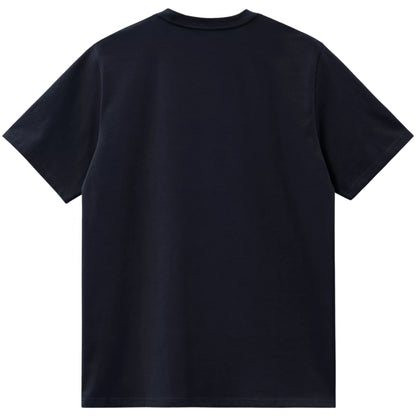 Maglietta Carhartt WIP SS Pocket Tee BLU NAVY