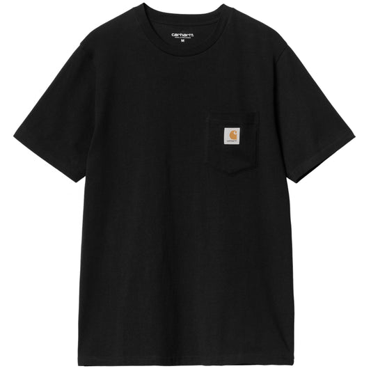 Maglietta Carhartt WIP SS Pocket Tee NERO