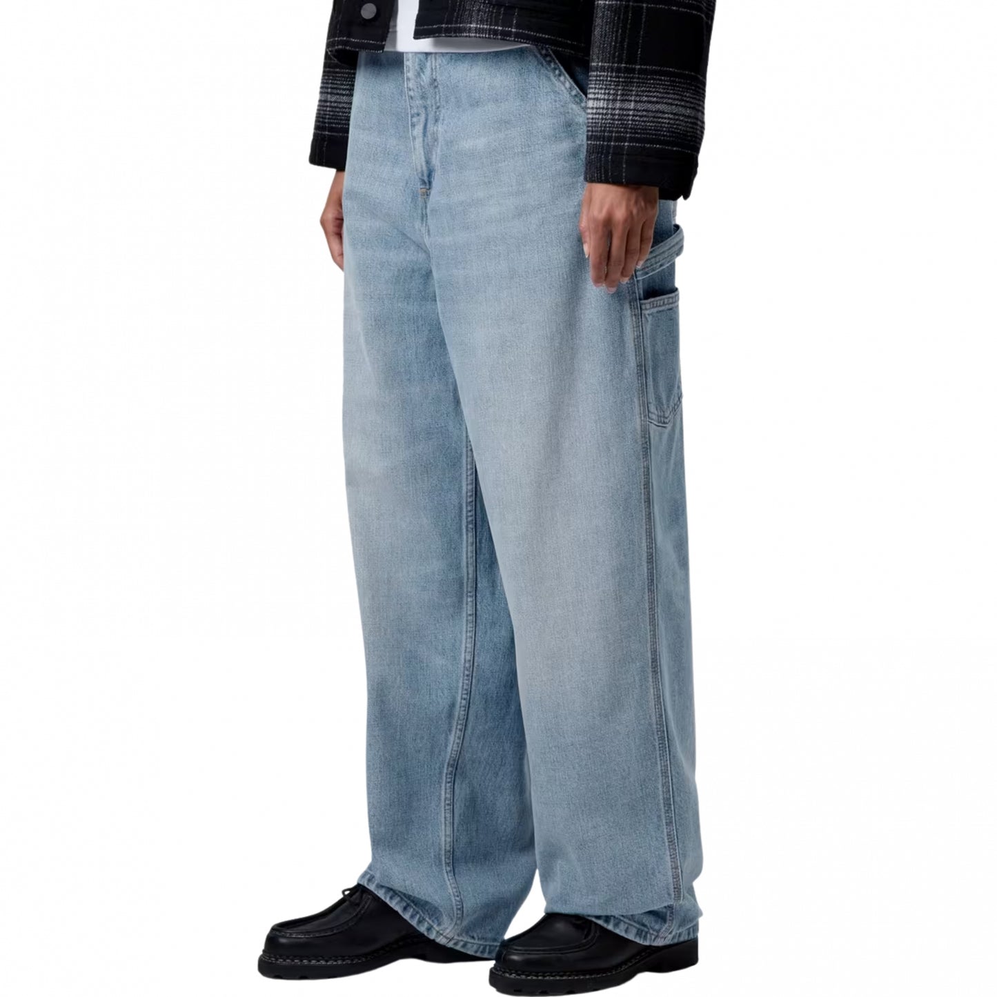 Pantalone Carhartt WIP Brandon Single Knee Pant BLU