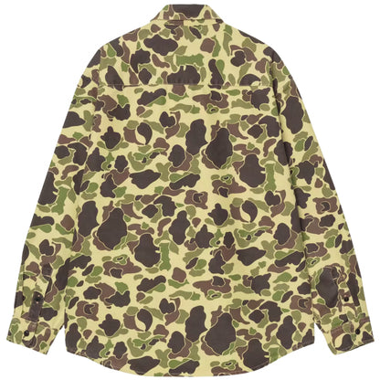Camicia Carhartt WIP LS Duck Shirt CAMOUFLAGE