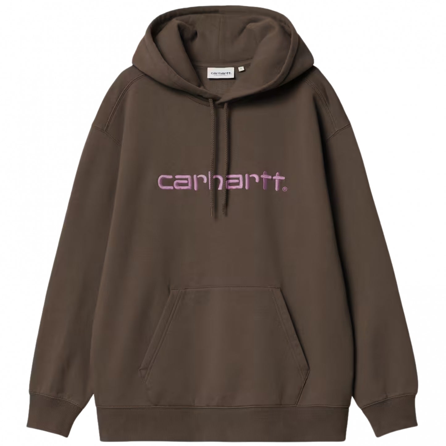 Felpa Donna Carhartt WIP Hooded Carhartt Sweatshir MARRONE