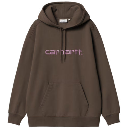 Felpa Donna Carhartt WIP Hooded Carhartt Sweatshir MARRONE