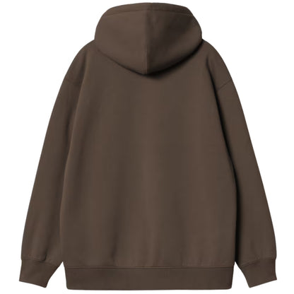 Felpa Donna Carhartt WIP Hooded Carhartt Sweatshir MARRONE