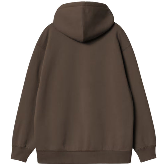 Felpa Donna Carhartt WIP Hooded Carhartt Sweatshir MARRONE