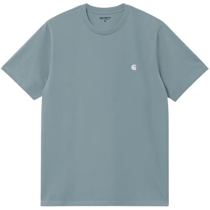 Maglietta Carhartt WIP SS Madison Tee AZZURRO