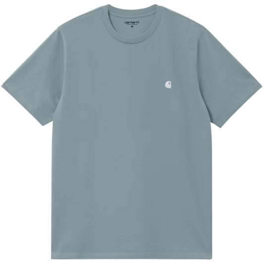 Maglietta Carhartt WIP SS Madison Tee AZZURRO