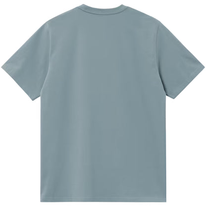 Maglietta Carhartt WIP SS Madison Tee AZZURRO