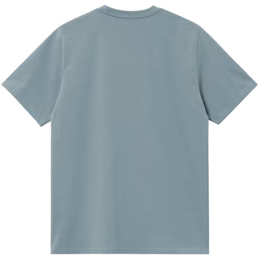Maglietta Carhartt WIP SS Madison Tee AZZURRO