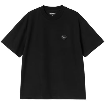 Maglietta Carhartt WIP SS Heart Patch Tee NERO