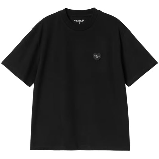 Maglietta Carhartt WIP SS Heart Patch Tee NERO