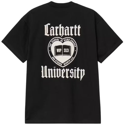 Maglietta Carhartt WIP SS Schooling Tee NERO