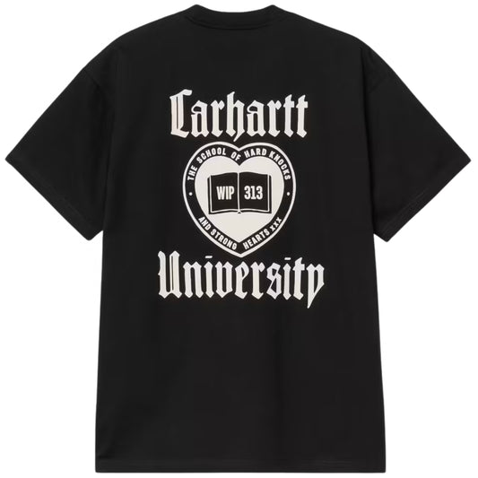 Maglietta Carhartt WIP SS Schooling Tee NERO