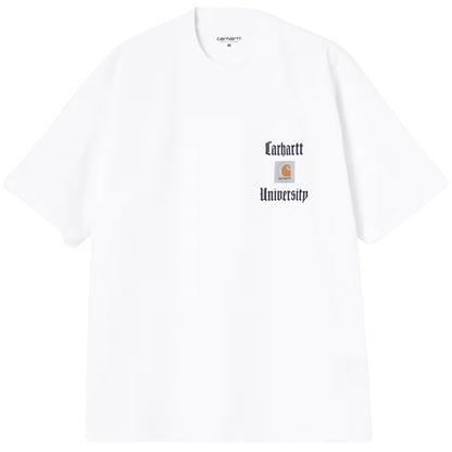 Maglietta Carhartt WIP Schooling Heart Tee BIANCO