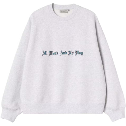 Felpa Carhartt WIP No Play Sweat GRIGIO